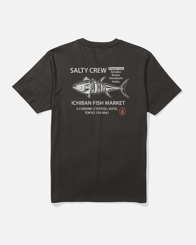 T-SHIRT SALTY CREW ICHIBAN SS TEE - NOIR