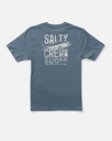 SALTY CREW TRIED AND TRUE BOYS SS TEE - SLATE