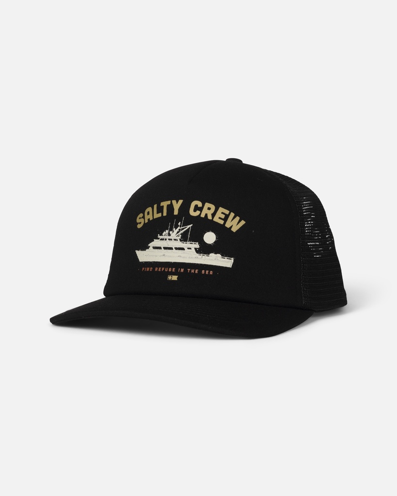 CASQUETTE SALTY CREW GOOD TIMES FOAMIE TRUCKER - TRUE BLACK