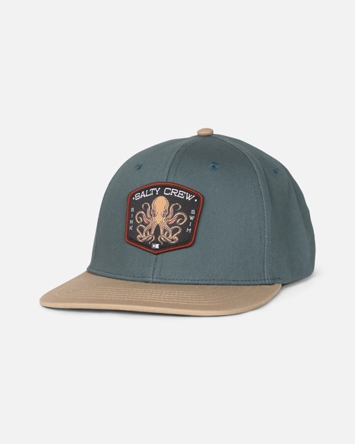CASQUETTE SALTY CREW JUNIOR TAKO TRUCKER - HYDRO/KHAKI