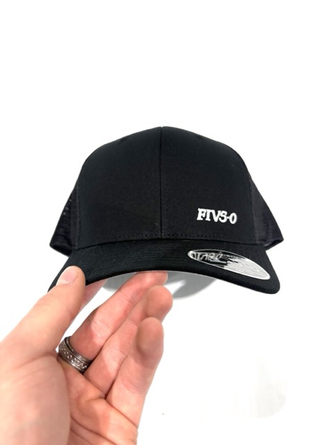 5-0 Caps FIV50 110 Flexfit Mesh-Back - Black