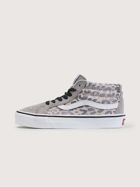 SOULIER VANS SK8-MID REISSUE - LEOPARD GRAY