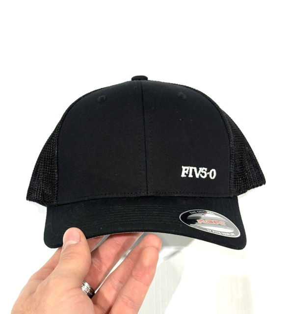 Casquette 5-0 FIV50 Flexfit Mesh - Noir 