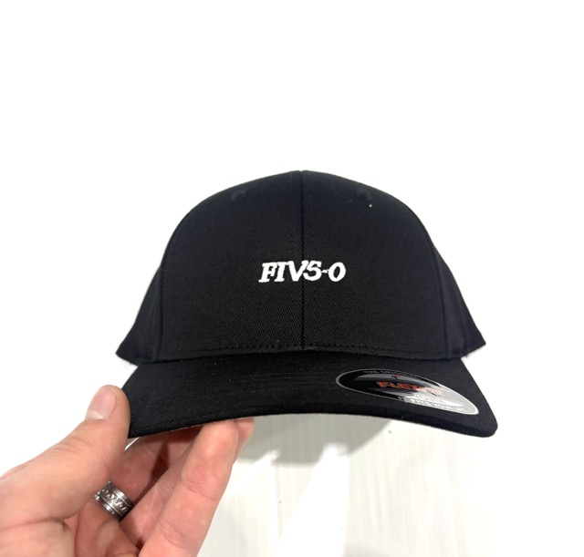 Casquette 5-0 Fiv50 Flexfit Junior - Noir 