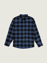 CHEMISE VANS LAWSON PLAID FLANNEL SHIRT - NOIR/VRAI NAVY