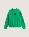 VANS STRETCH LOGO CREWNECK - VIVID VERDANT