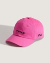 VANS CHECK SIDE CURVED BILL JOCKEY STRAPBACK - PINK/FIZZ