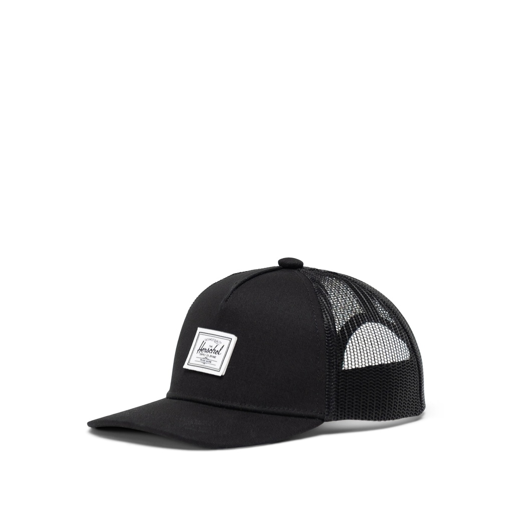 CASQUETTE HERSCHEL BABY WHALER COTTON MESH 6-18 MONTHS - NOIR