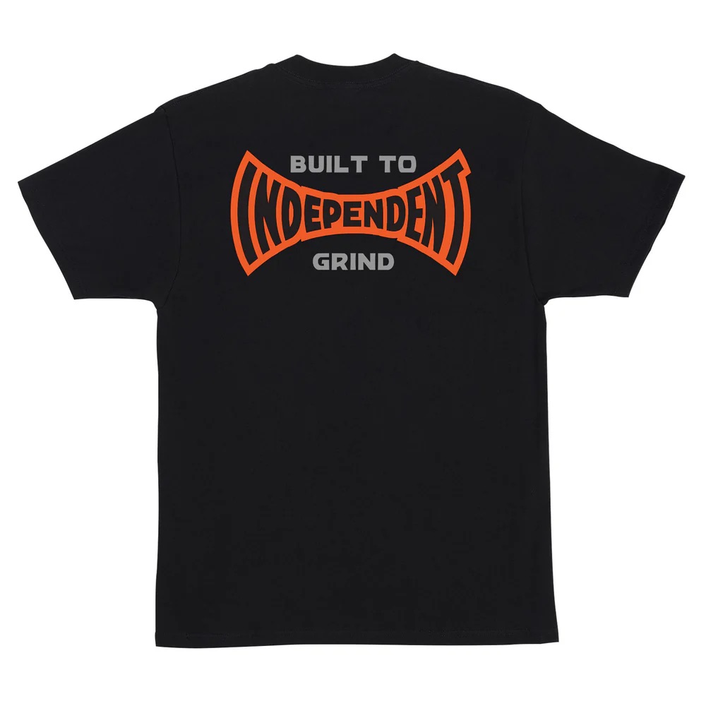 T-SHIRT INDEPENDENT BUILT TO GRIND SPAN  - NOIR