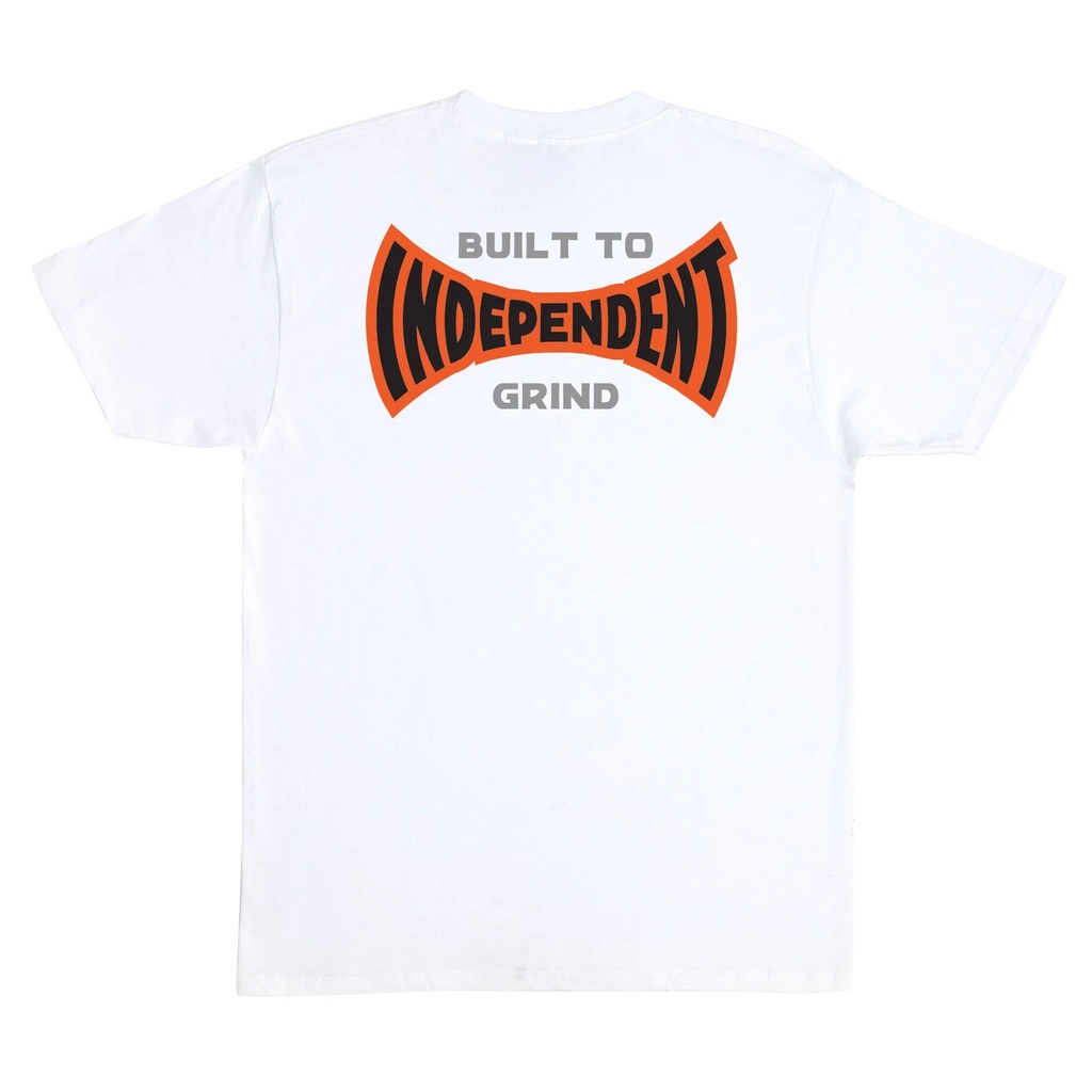 T-SHIRT INDEPENDENT BUILT TO GRIND SPAN  - BLANC
