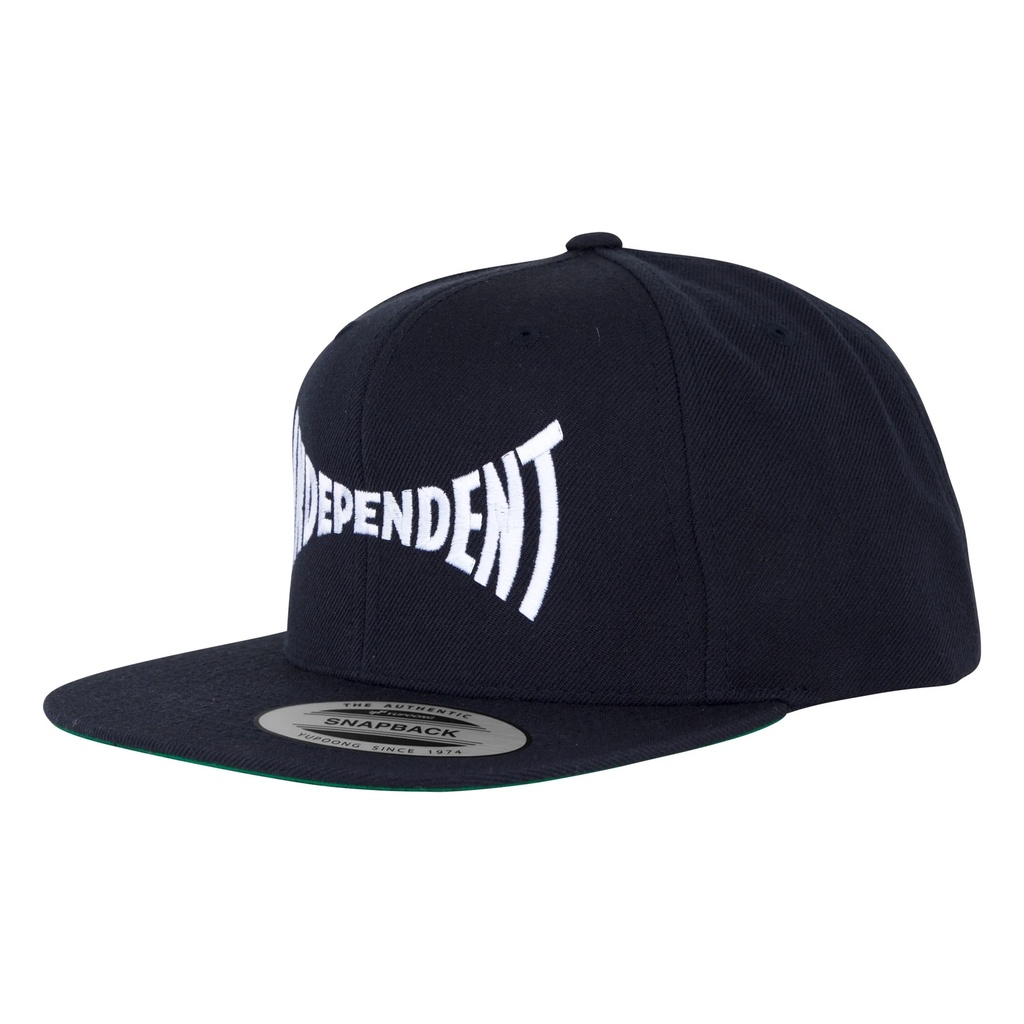 INDEPENDENT SPAN EMBROIDERED SNAPBACK - NAVY