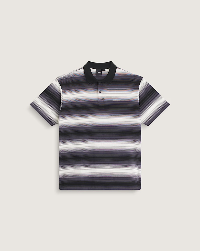 POLO VANS MOLINO SHADOW STRIPE SS - STEEL SHADOW