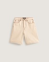 SHORT VANS CHECK-5 BAGGY DENIM - NATURAL SEED