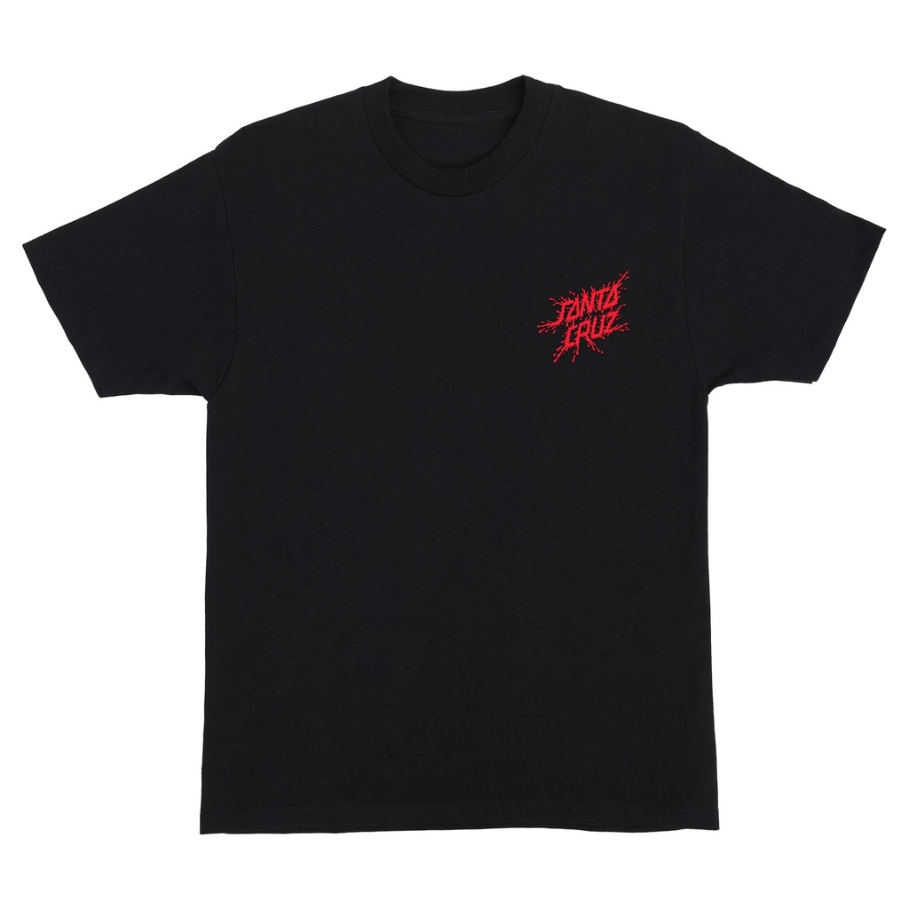 T-SHIRT SANTA CRUZ SHARK JAW - NOIR