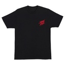 SANTA CRUZ T-SHIRT SHARK JAW - BLACK