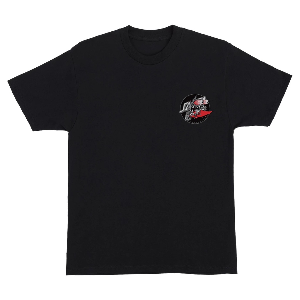 T-SHIRT SANTA CRUZ MEEK SLASHER BOX - BLACK