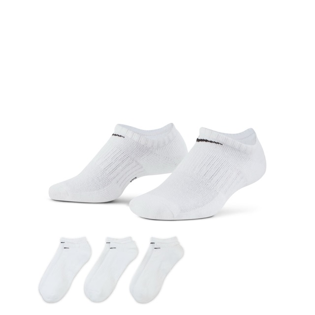 NIKE EVERYDAY CUSHIONED SOCKS 3 PK - WHITE