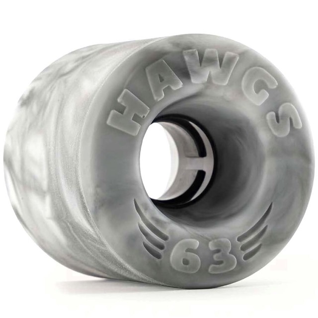 Roue Hawgs Doozies 63mm 78A - Grey/White Swirl