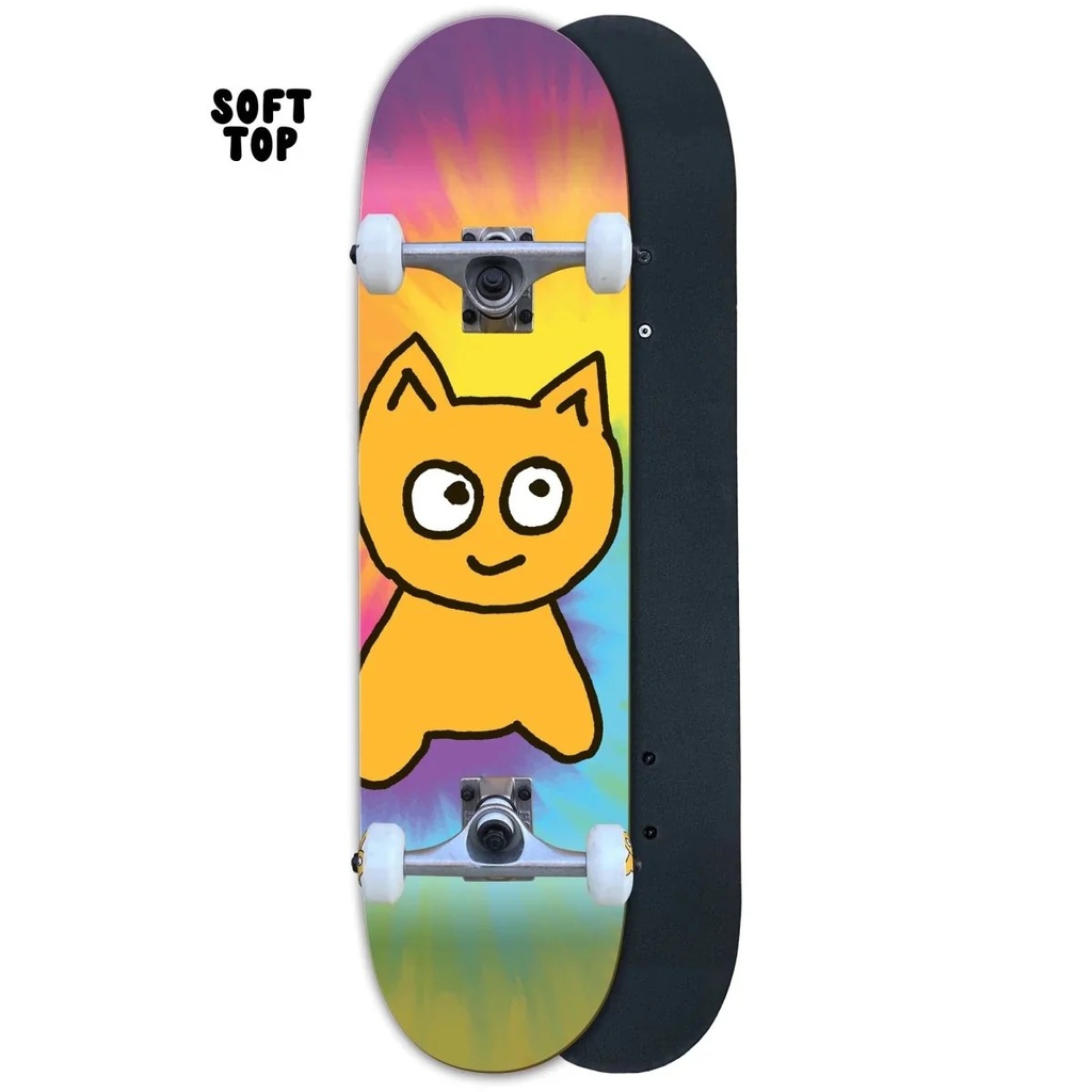 COMPLETE MEOW - BIG CAT SOFT TOP COMPLETE TIE DYE (7.25) 