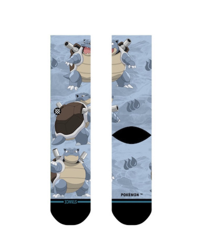 STANCE X POKEMON BLASTOISE CREW - BLUE