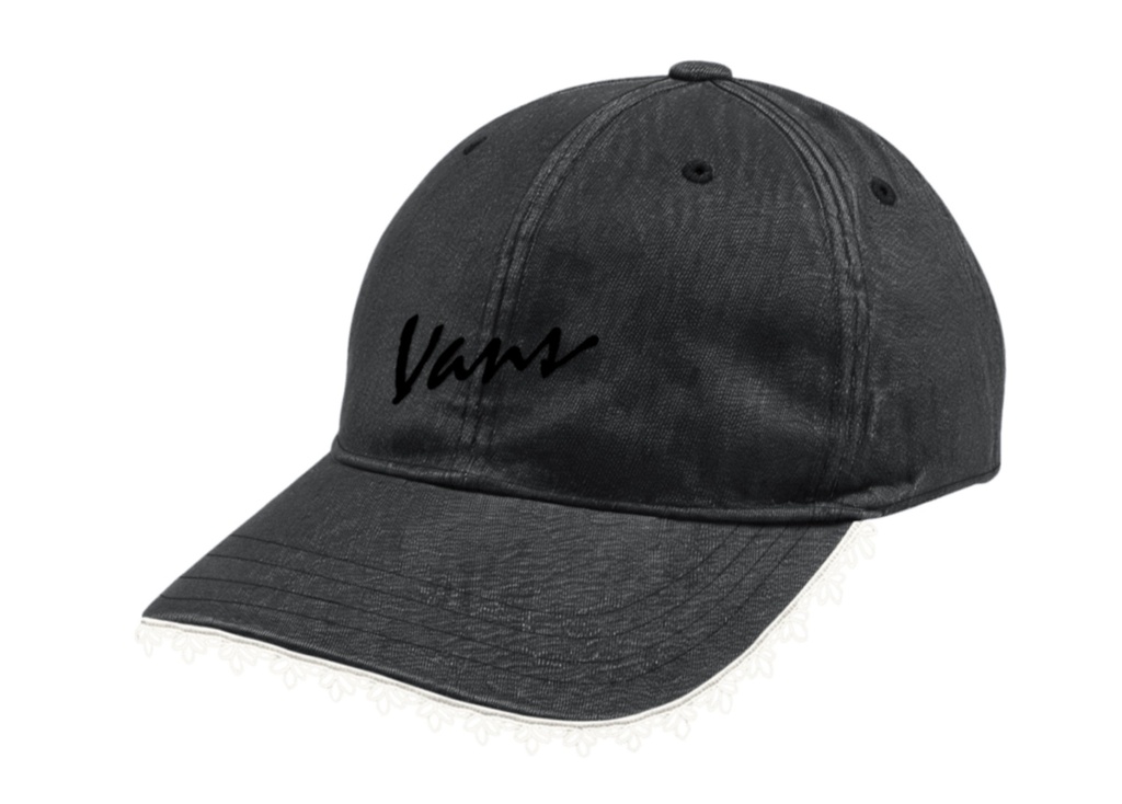 VANS LACY CURVED BILL JOCKEY - BLACK