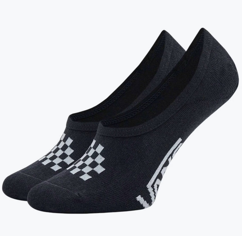 BAS VANS CLASSIC CANOODLE CHECKERBOARD 3-PACK - NOIR/BLANC