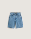 VANS JUNIOR CHECK-5 BAGGY DENIM SHORT - STONEWASH BLUE