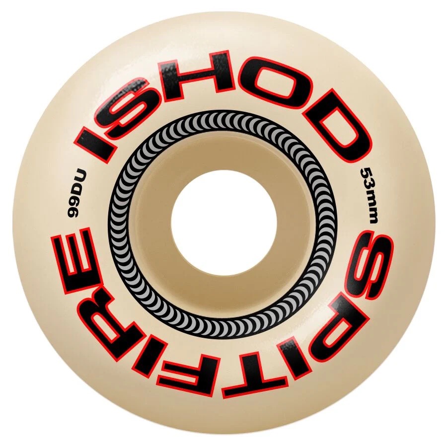 ROUES SPITFIRE 54MM F4 99D LOCK-IN ISHOD - NATURAL