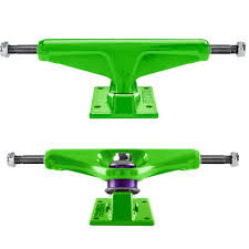 TRUCKS VENTURE TEAM V-FORGED POLISHED GREEN MACHINE - 5.6 SET DE 2