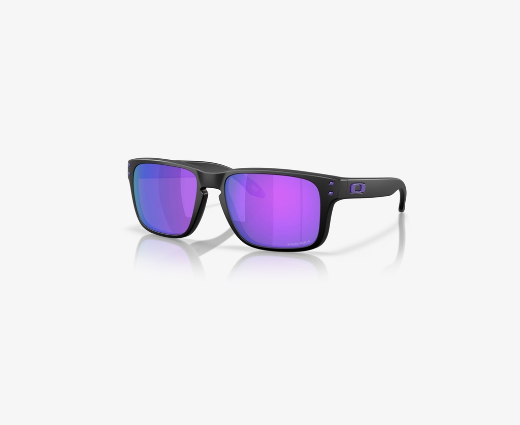OAKLEY HOLBROOK S MATTE BLACK W/ PRIZM VIOLET