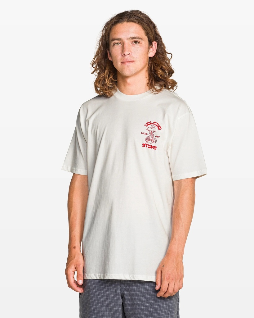 T-SHIRT VOLCOM TEMPTATIONS SS - OFF WHITE