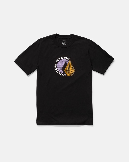 VOLCOM BOY'S HYPNOTIZER SHORT SLEEVE TEE - BLACK