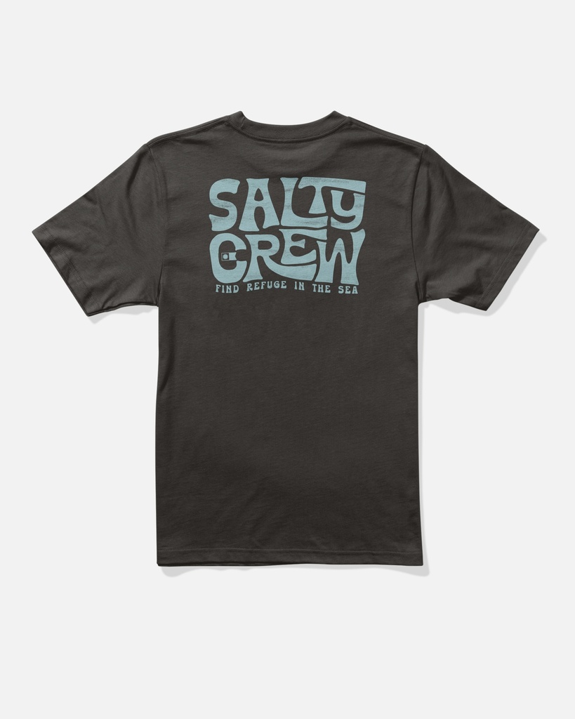 T-SHIRT SALTY CREW FREESTYLE GARÇON - NOIR