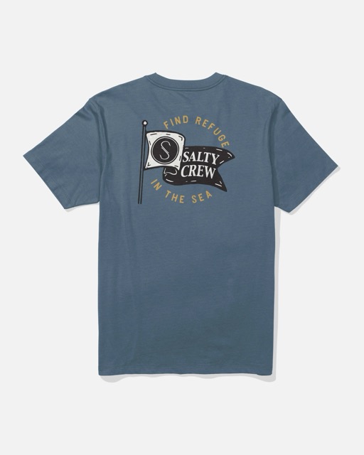 SALTY CREW WAVEY SS TEE - SLATE