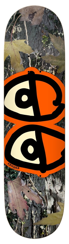 KROOKED TEAM EYES CAMO DECK - 8.25