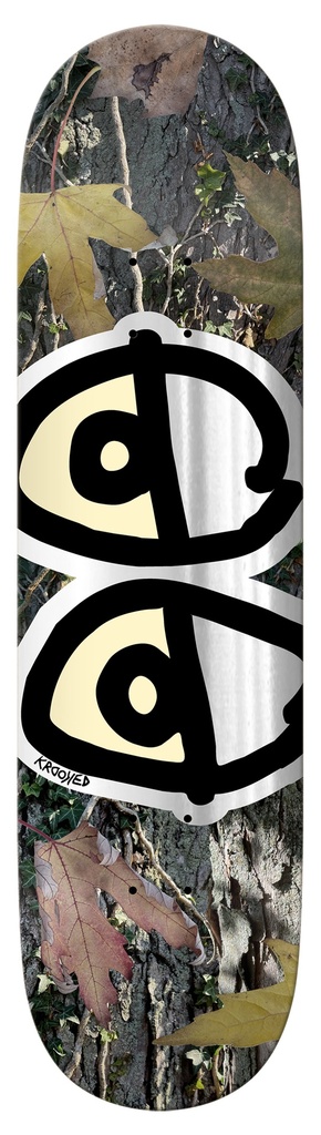KROOKED TEAM EYES CAMO DECK - 8.5''