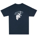 T-SHIRT FROSTED CRASH GRAPHIC - NAVY