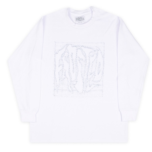 FROSTED DUSTY WAFFLE L/S - OFF WHITE