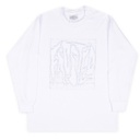 FROSTED DUSTY WAFFLE L/S - OFF WHITE