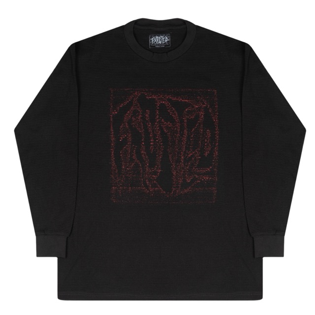 CHANDAIL FROSTED DUSTY WAFFLE L/S - BLACK