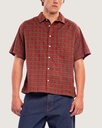CHEMISE VANS LARKSPUR TIMBER S/S - POPPY EMBER