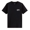 VANS BOYS DOUBLE STANDARD SS TEE - BLACK/WHITE