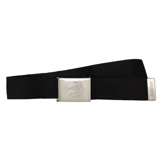 CEINTURE SANTA CRUZ WEB BELT OPUS DOT - NOIR