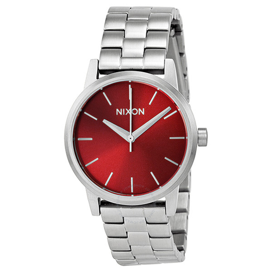 Nixon Small Kensington Watch - Dark Red