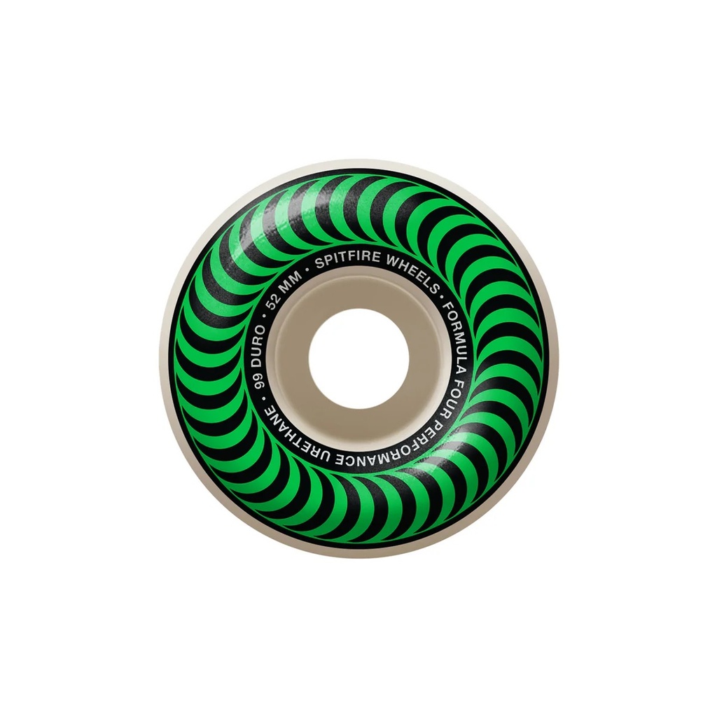ROUE SPITFIRE 52MM F4 101D CLASSIC VERT 