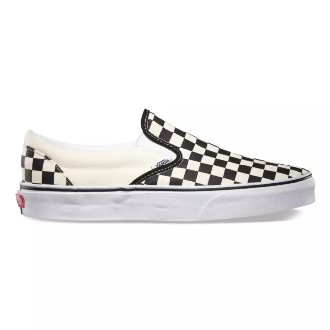 Vans Classic Slip-On Shoes BLK/WHITE CHECKERBOARD