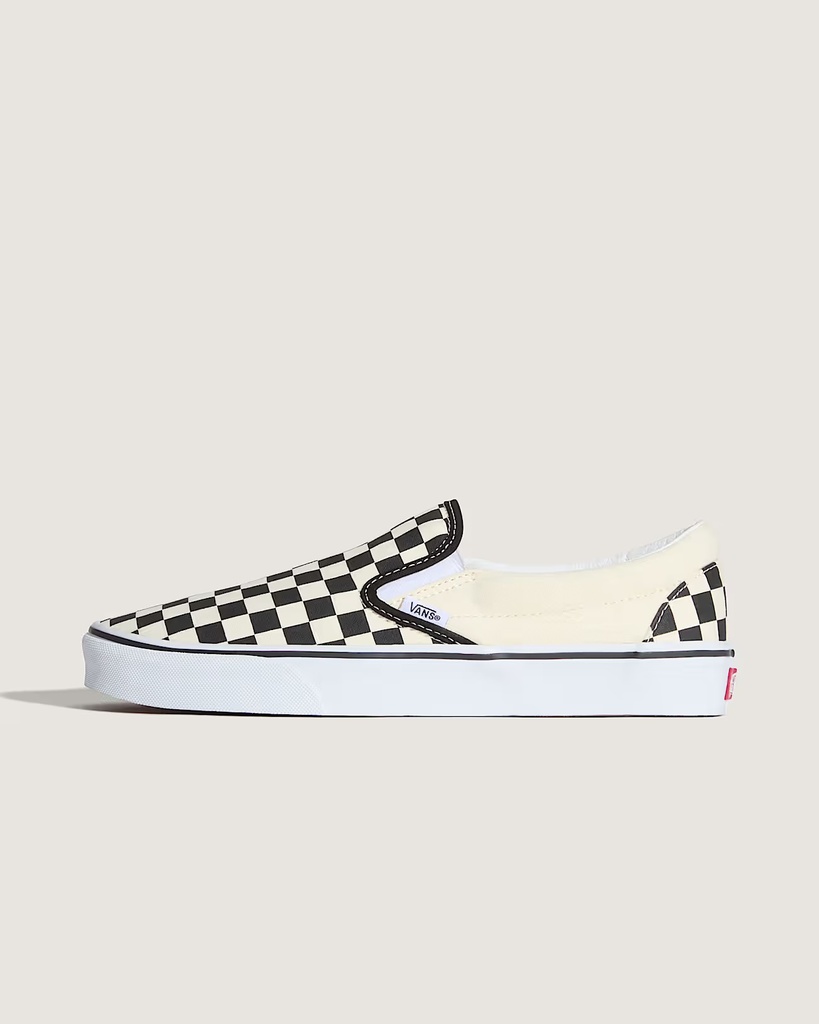 SOULIER VANS CLASSIC SLI-ON - NOIR/BLANC CHECKERBOARD