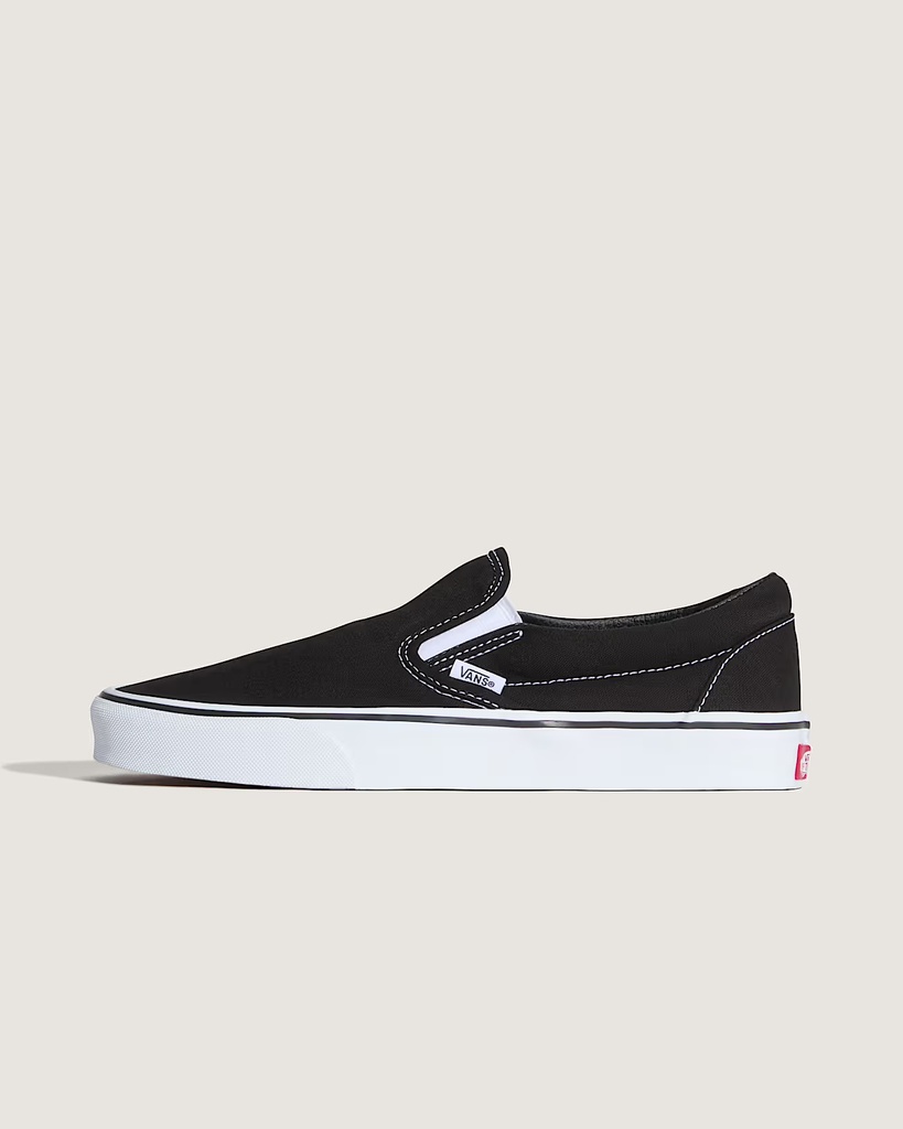 Vans Classic Slip-On Shoes - BLACK