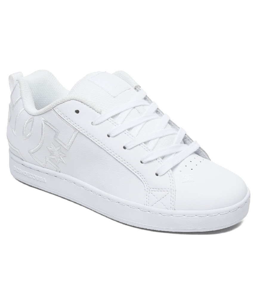 SOULIER DC COURT GRAFFIK POUR FEMME - BLANC/BLANC/BLANC