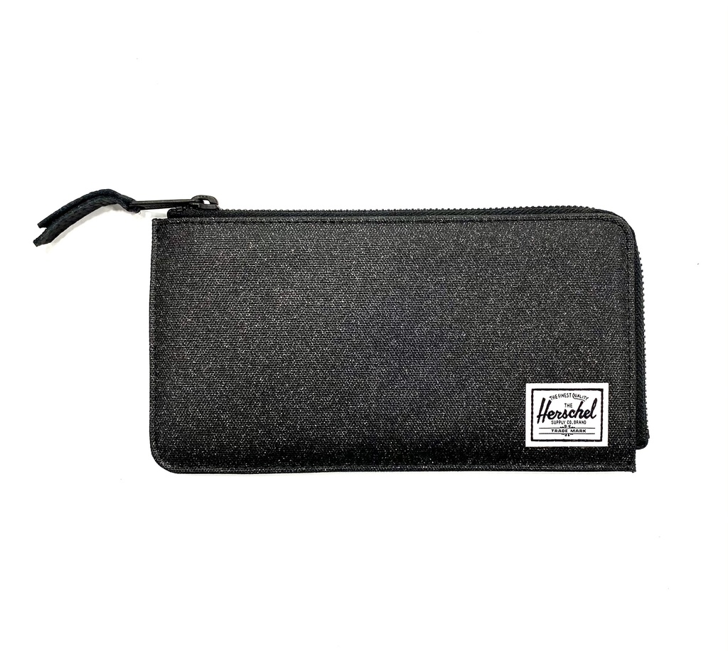 HERSCHEL JACK LARGE WALLET - BLACK SPARKLE